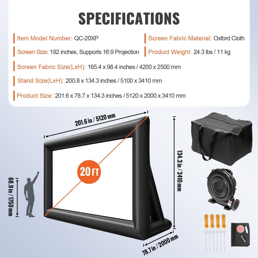 Inflatable 4K Movie Screen™