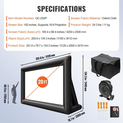Inflatable 4K Movie Screen™